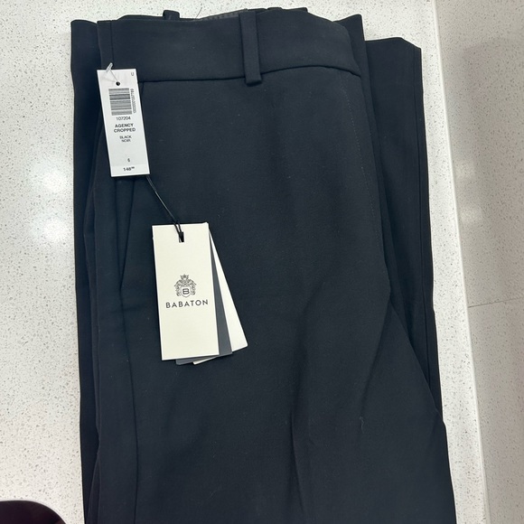 Aritzia Babaton AGENCY CROPPED PANT (Size 6, Black) - Picture 4 of 6